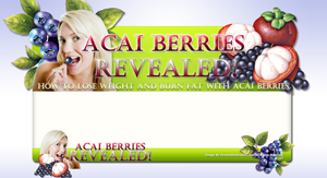 Thumbnail Acai Berries Revealed PSD Minisite HTML Graphics Ready Made Web Template