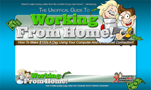 Thumbnail Work From Home PSD Minisite HTML Graphics Ready Made Web Template