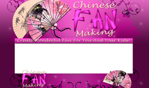 Thumbnail Chinese Fan Making PSD Minisite HTML Graphics Ready Made Web Template
