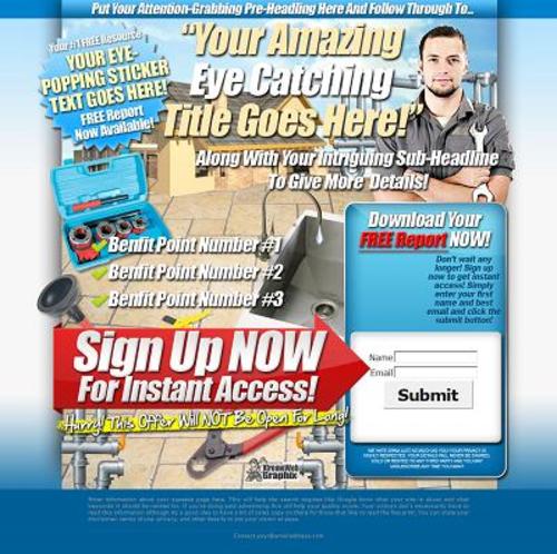 Product picture High Impact Squeeze Page PSD HTML CSS Minisite Template 10