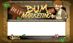 Product picture Bum Marketing PSD Minisite HTML Graphics Ready Made Web Template