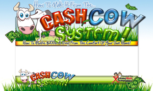 Product picture Cash Cow PSD Minisite HTML Graphics Ready Made Web Template