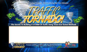 Product picture Traffic Tornado PSD Minisite HTML Graphics Ready Made Web Template