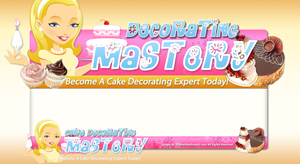 Product picture Cake Decoration PSD Minisite HTML Graphics Ready Made Web Template