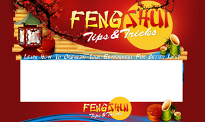 Product picture Feng Shui PSD Minisite HTML Graphics Ready Made Web Template