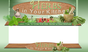 Product picture Herbs In Your Kitchen PSD Minisite HTML Graphics Ready Made Web Template