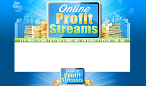 Product picture Online Profit Streams PSD Minisite HTML Graphics Ready Made Web Template