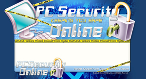 Product picture PC Security PSD Minisite HTML Graphics Ready Made Web Template