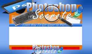 Product picture Photoshop Secrets PSD Minisite HTML Graphics Ready Made Web Template