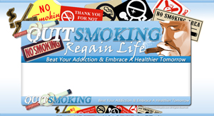 Product picture Quit Smoking PSD Minisite HTML Graphics Ready Made Web Template