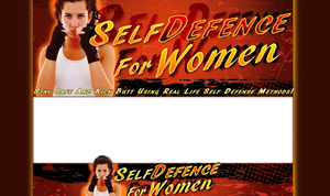 Product picture Self Defense For Women PSD Minisite HTML Graphics Ready Made Web Template