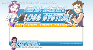 Product picture Super Weight Loss System PSD Minisite HTML Graphics Ready Made Web Template