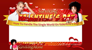 Product picture SurvivingValentinesDayAlone PSD Minisite HTML Graphics Ready Made Web Template