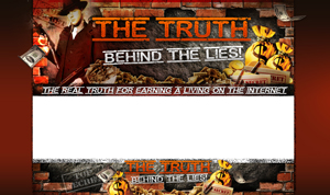 Product picture The Truth Behind The Lies PSD Minisite HTML Graphics Ready Made Web Template
