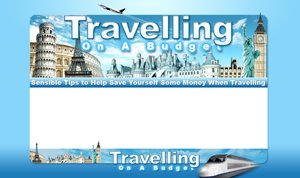 Product picture Travelling On A Budget PSD Minisite HTML Graphics Ready Made Web Template